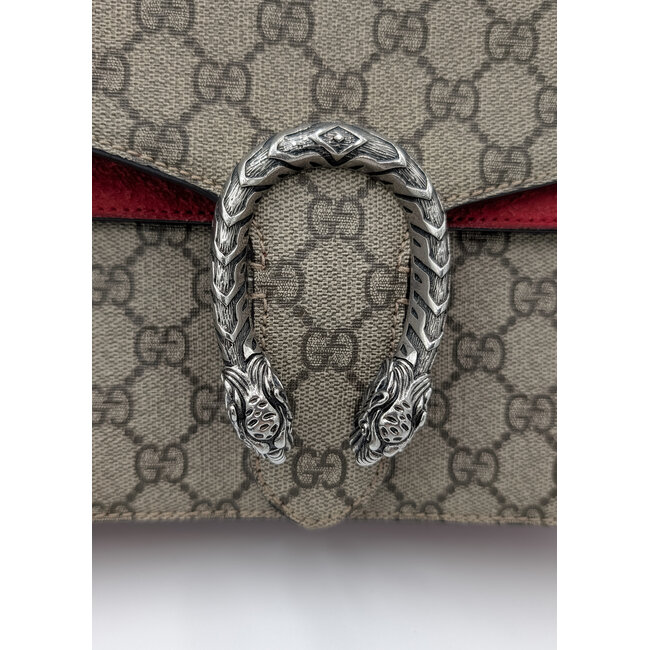 Handbag Gucci Dionysus Red Trim Leather Canvas 126015034