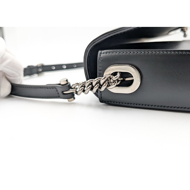 Handbag Gucci Petit GG Black Leather 126015041