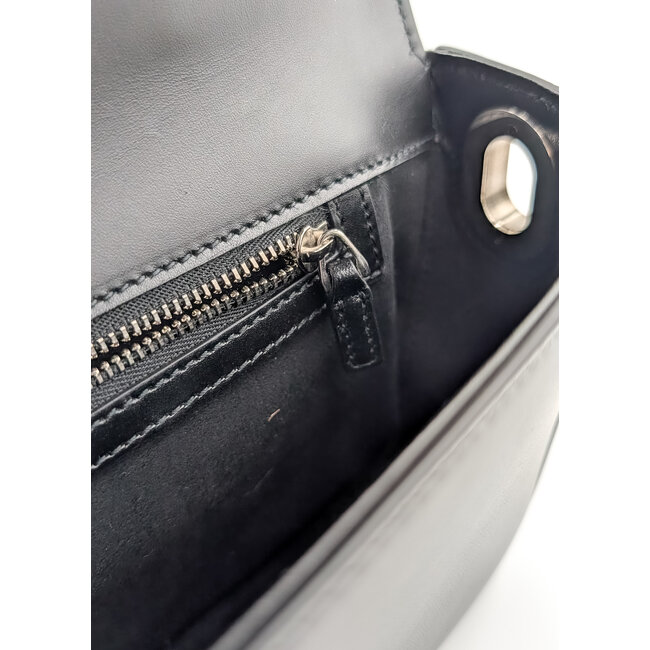 Handbag Gucci Petit GG Black Leather 126015041