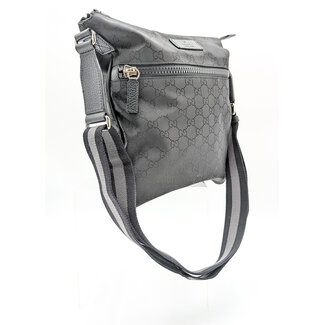 Crossbody Gucci Guccissima Black Nylon 126015010