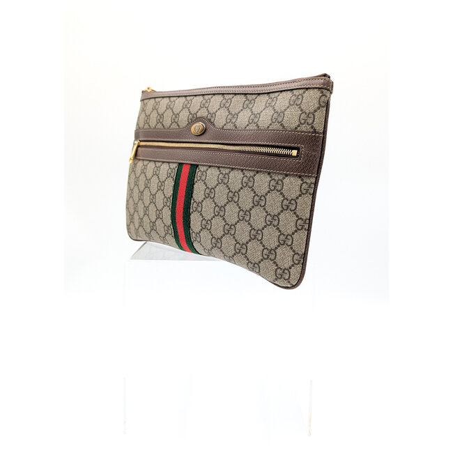 Clutch Gucci Sherry Web Canvas 126015021