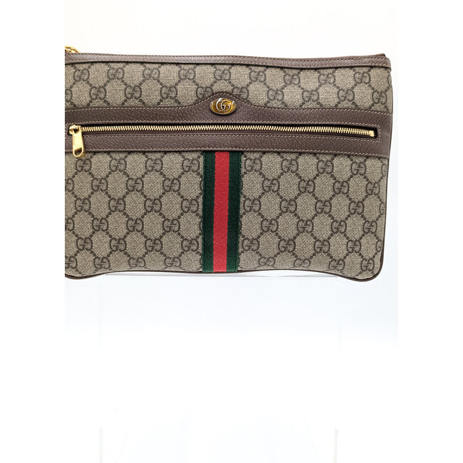 Clutch Gucci Sherry Web Canvas 126015021