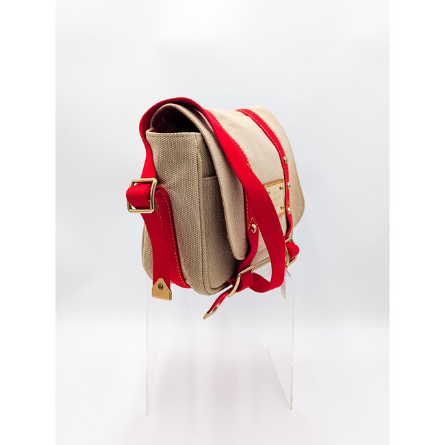 Crossbody Louis Vuitton Antigua Besace PM Canvas Red/Beige 126015064