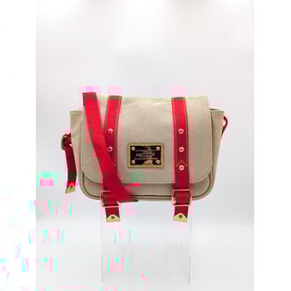 Crossbody Louis Vuitton Antigua Besace PM Canvas Red/Beige 126015064