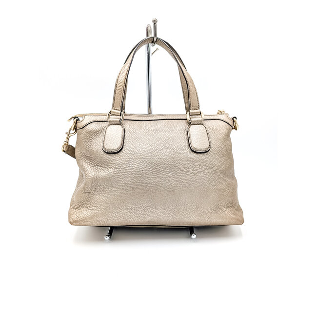 Handbag Gucci GG Tassel Golden Leather 126015060