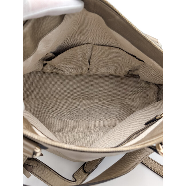 Handbag Gucci GG Tassel Golden Leather 126015060