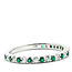 Ring Bridal .25ctw Round Diamonds .30ctw Emerald 14kw 2mm Sz6 1.7g 125120066