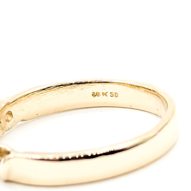 Ring Engagement .50ctw Round Diamonds 14ky 3.8mm Sz10 4.25g 125120073