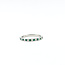 Ring Bridal .25ctw Round Diamonds .30ctw Emeralds 14kw 2mm Sz7 1.8g 125120060