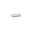 Ring Bridal .25ctw Round Diamonds .30ctw Emeralds 14kw 2mm Sz7 1.8g 125120060