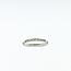 Ring Bridal .25ctw Round Diamonds .30ctw Emeralds 14kw 2mm Sz7 1.8g 125120060