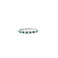 Ring Bridal .25ctw Round Diamonds .30ctw Emeralds 14kw 2mm Sz7 1.8g 125120060