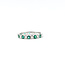 Ring Bridal .40ctw Round Diamonds 0.5ctw Emeralds 14kw 2.7mm Sz6.5 2.3g 125120061
