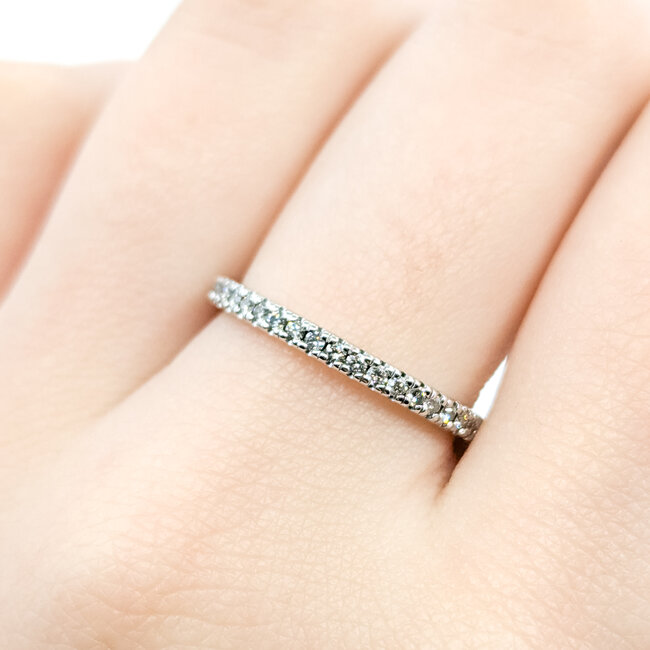 Ring Bridal .20ctw Round Diamonds 14kw Sz8 1.9g 125120057