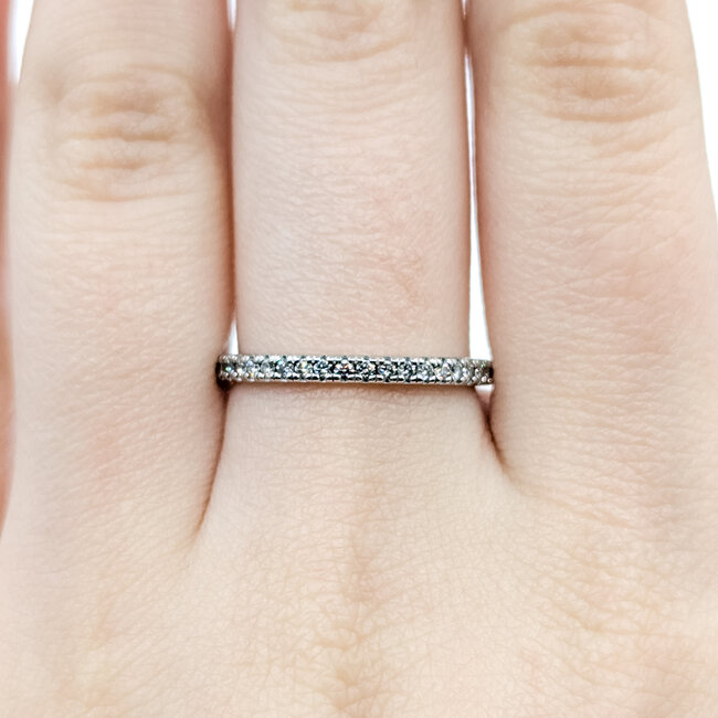 Ring Bridal .20ctw Round Diamonds 14kw Sz8 1.9g 125120057