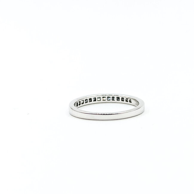 Ring Bridal .33ctw Princess Diamonds 14kw sz6.5 1.8g 125120084