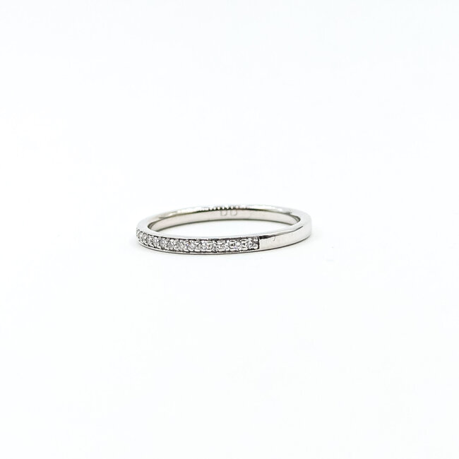 Ring Bridal .20ctw Round Diamonds 14kw 2mm Sz7 1.8g 125120059