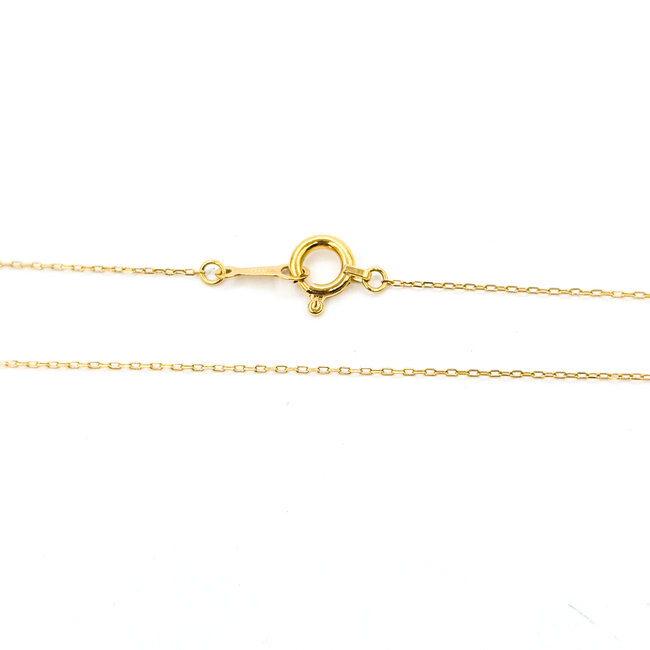 Pendant Cross 18ky 1.1x.5" 14-15" 1.12g 125122004