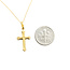 Pendant Cross 18ky 1.1x.5" 14-15" 1.12g 125122004