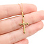 Pendant Cross 18ky 1.1x.5" 14-15" 1.12g 125122004