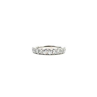 Ring Bridal 3/4 Eternity .75ctw Round Diamonds 14kw 3.3mm Sz5.5 1.6g 125120017