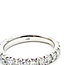 Ring Bridal 3/4 Eternity .75ctw Round Diamonds 14kw 3.3mm Sz5.5 1.6g 125120017