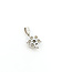 Pendant Flower 1.06ctw Round Diamonds 900pt .75x.45" 2.56g 125120101