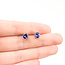 Earrings Stud 1.60ct Tanzanite 14ky 6.2mm 1.73g 125120011