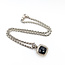 Pendant David Yurman Albion .28ctw Round Diamonds 6.30ctw Black Onyx SS 18" 36.34g 226012003
