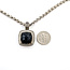 Pendant David Yurman Albion .28ctw Round Diamonds 6.30ctw Black Onyx SS 18" 36.34g 226012003