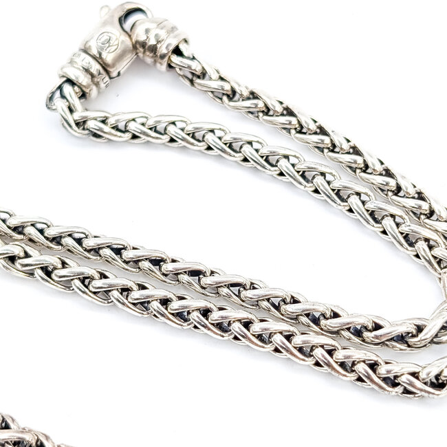 Pendant David Yurman Albion .28ctw Round Diamonds 6.30ctw Black Onyx SS 18" 36.34g 226012003