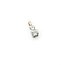 Pendant Drop .70ctw Round Diamonds 18kw 14x6mm 1.33g 226012002