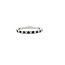 Ring Bridal .20ctw Round Diamonds .25ctw Blue Sapphire 14kw 1.8mm Sz6.5 1.6g 125120064