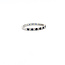 Ring Bridal .20ctw Round Diamonds .25ctw Blue Sapphire 14kw 1.8mm Sz6.5 1.6g 125120064