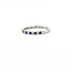 Ring Bridal .20ctw Round Diamonds .25ctw Blue Sapphire 14kw 1.8mm Sz6.5 1.6g 125120064