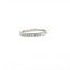 Ring Bridal 3/4 Eternity .30ctw Round Diamonds 14kw Sz4.5 1.1g 125120080