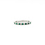 Ring Bridal .25ctw Round Diamonds .30ctw Emerald 14kw 2mm Sz4.75 1.7g 125120097