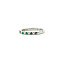 Ring Bridal .25ctw Round Diamonds .30ctw Emerald 14kw 2mm Sz4.75 1.7g 125120097