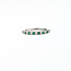 Ring Bridal .25ctw Round Diamonds .30ctw Emerald 14kw 2mm Sz4.75 1.7g 125120097