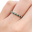 Ring Bridal .25ctw Round Diamonds .30ctw Emerald 14kw 2mm Sz4.75 1.7g 125120097