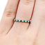 Ring Bridal .25ctw Round Diamonds .30ctw Emerald 14kw 2mm Sz4.75 1.7g 125120097