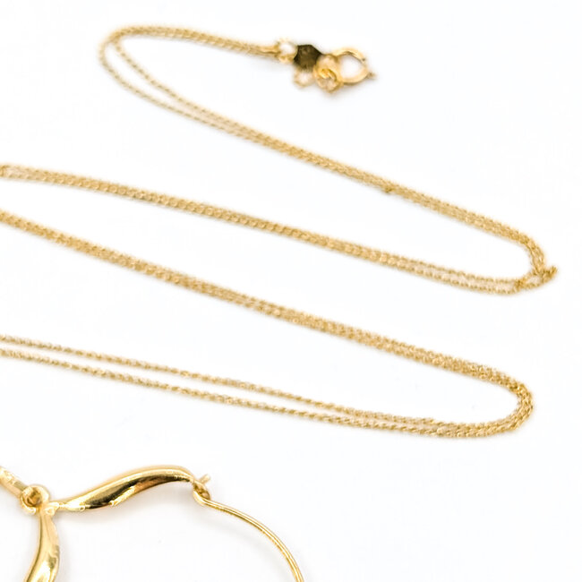 Pendant Charm Holder 14ky 26" 1.77g 225122003