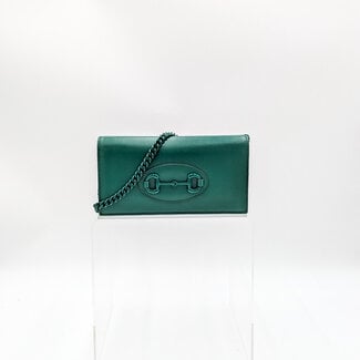 Crossbody Gucci 1955 Horsebit Green Leather 126015074