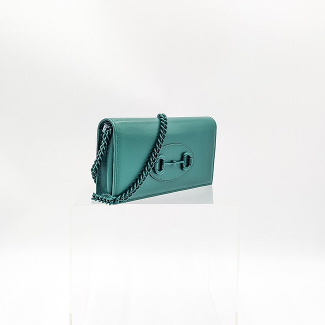 Crossbody Gucci 1955 Horsebit Green Leather 126015074