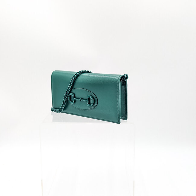 Crossbody Gucci 1955 Horsebit Green Leather 126015074