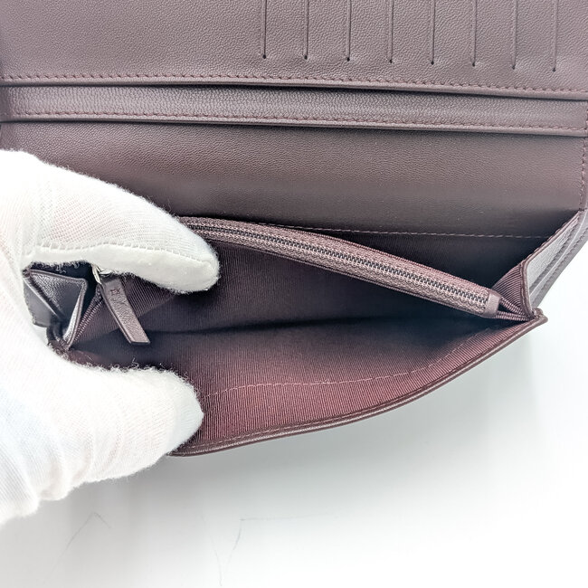 Wallet Chanel Yen Caviar Quilted Lambskin Black Long 125125068