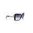 Sunglass Chanel Square Black Frame Beige Chain 125125069
