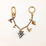Charm Louis Vuitton V Link Brass 126015046