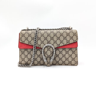Handbag Gucci Dionysus Red Trim Leather Canvas 126015098