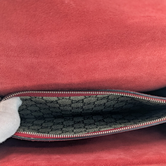 Handbag Gucci Dionysus Red Trim Leather Canvas 126015098